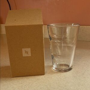 Nespresso Recipe Glass NIB